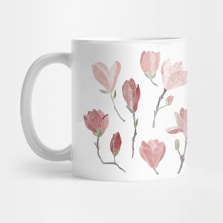 Magnolia on white Mug